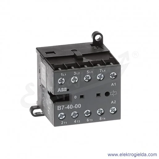 Stycznik B7-40-00-80 230 AC, 5.5KW/400V 16A AC-3, 20A AC-1, 4-polowy Stycznik B7-40-00-80 230 AC, 5.5KW/400V 16A AC-3, 20A AC-1, 4-polowy