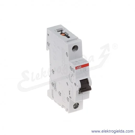 Wyłącznik nadprądowy S201-C10 1P C 10A AC 6kA Wyłącznik nadprądowy S201-C10 1P C 10A AC 6kA