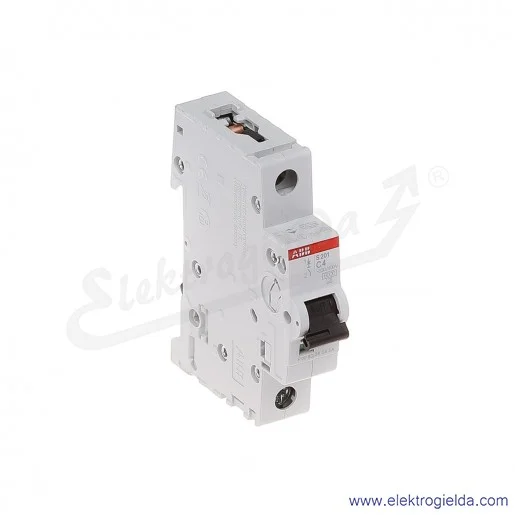 Wyłącznik nadprądowy S201-C4 1P C 4A AC 6kA Wyłącznik nadprądowy S201-C4 1P C 4A AC 6kA