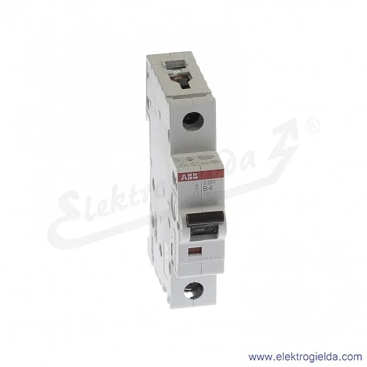 Wyłącznik nadprądowy S201-B4 1P B 4A AC 6kA Wyłącznik nadprądowy S201-B4 1P B 4A AC 6kA