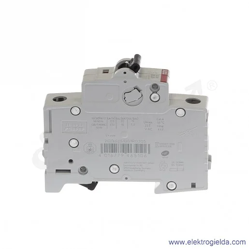 Wyłącznik nadprądowy S201-B20 1P B 20A AC 6kA Wyłącznik nadprądowy S201-B20 1P B 20A AC 6kA