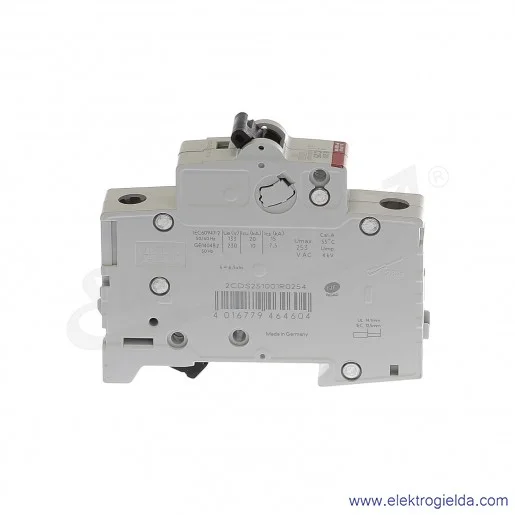 Wyłącznik nadprądowy S201-C25 1P C 25A AC 6kA Wyłącznik nadprądowy S201-C25 1P C 25A AC 6kA