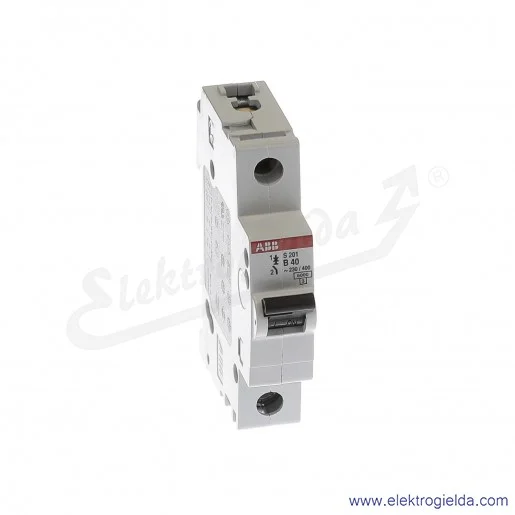 Wyłącznik nadprądowy S201-B40 1P B 40A AC 6kA Wyłącznik nadprądowy S201-B40 1P B 40A AC 6kA