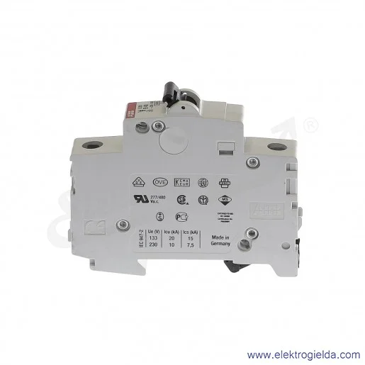 Wyłącznik nadprądowy S201-B40 1P B 40A AC 6kA Wyłącznik nadprądowy S201-B40 1P B 40A AC 6kA