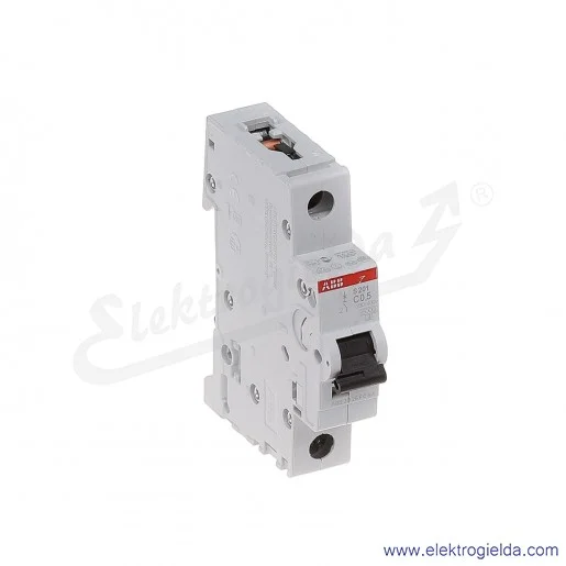 Wyłącznik nadprądowy S201-C0.5 1P C 0.5A AC 6kA Wyłącznik nadprądowy S201-C0.5 1P C 0.5A AC 6kA