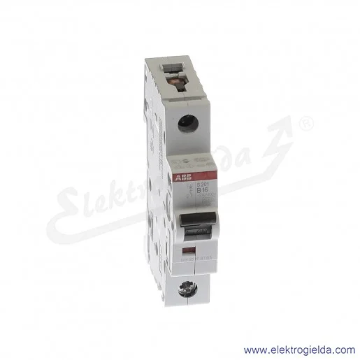 Wyłącznik nadprądowy S201-B16 1P B 16A AC 6kA Wyłącznik nadprądowy S201-B16 1P B 16A AC 6kA