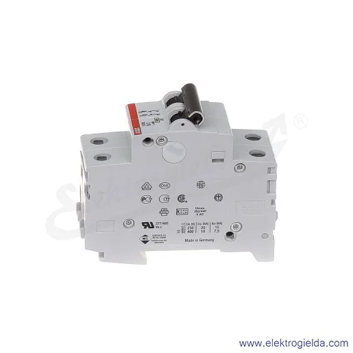 Wyłącznik nadprądowy S202-B2 2P B 2A AC 6kA Wyłącznik nadprądowy S202-B2 2P B 2A AC 6kA