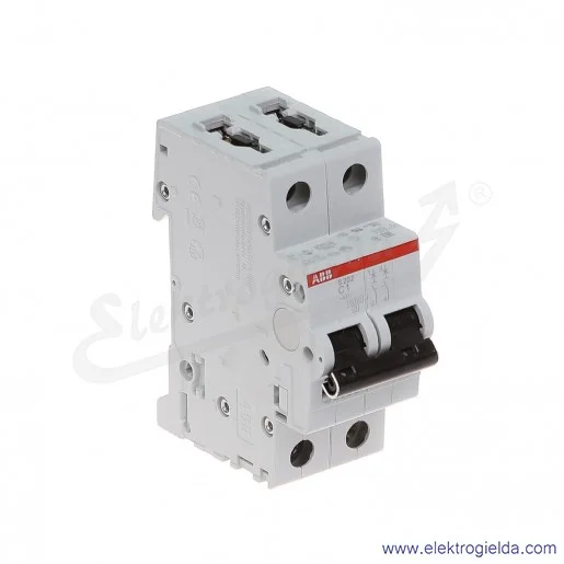 Wyłącznik nadprądowy S202-C1 2P C 1A AC 6kA Wyłącznik nadprądowy S202-C1 2P C 1A AC 6kA