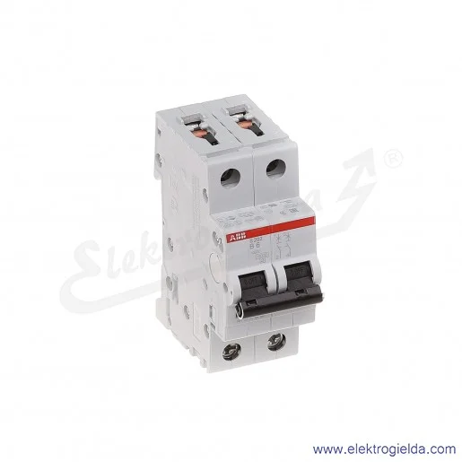 Wyłącznik nadprądowy S202-B6 2P B 6A AC 6kA Wyłącznik nadprądowy S202-B6 2P B 6A AC 6kA