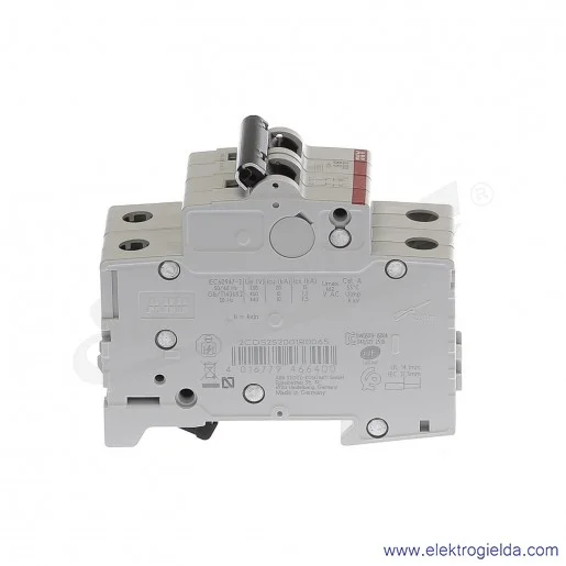 Wyłącznik nadprądowy S202-B6 2P B 6A AC 6kA Wyłącznik nadprądowy S202-B6 2P B 6A AC 6kA