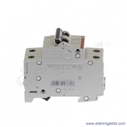 Wyłącznik nadprądowy S202-B10 2P B 10A AC 6kA Wyłącznik nadprądowy S202-B10 2P B 10A AC 6kA