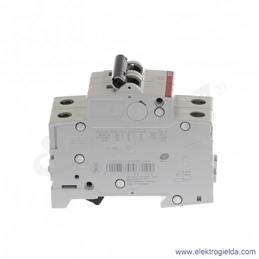 Wyłącznik nadprądowy S202-B25 2P B 25A AC 6kA Wyłącznik nadprądowy S202-B25 2P B 25A AC 6kA