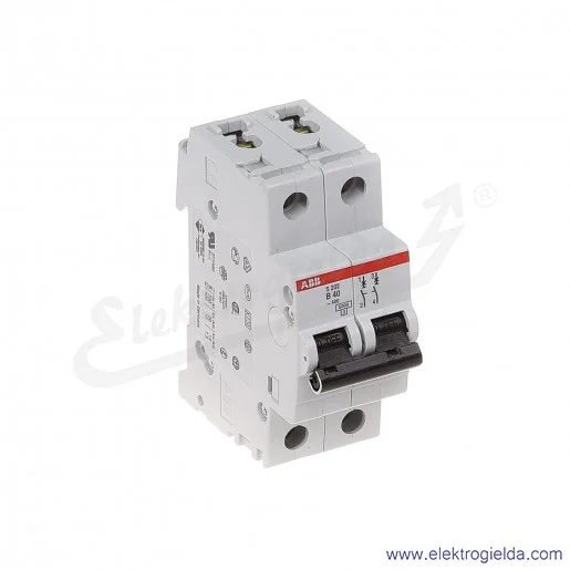 Wyłącznik nadprądowy S202-B40 2P B 40A AC 6kA Wyłącznik nadprądowy S202-B40 2P B 40A AC 6kA