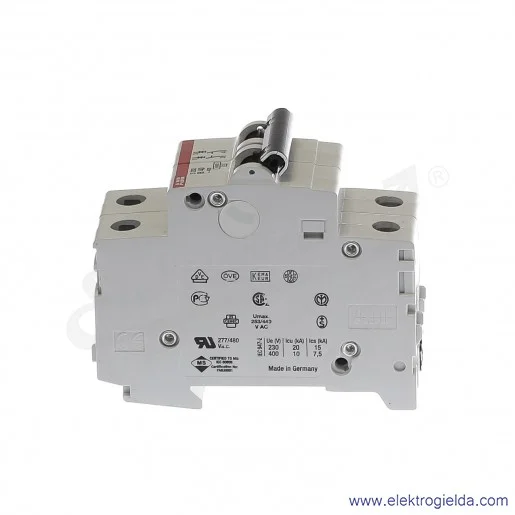 Wyłącznik nadprądowy S202-B40 2P B 40A AC 6kA Wyłącznik nadprądowy S202-B40 2P B 40A AC 6kA