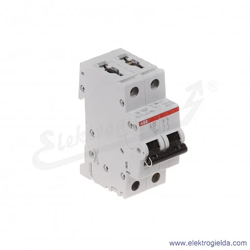 Wyłącznik nadprądowy S202-B32 2P B 32A AC 6kA Wyłącznik nadprądowy S202-B32 2P B 32A AC 6kA