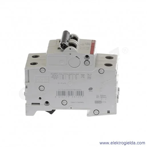 Wyłącznik nadprądowy S202-B32 2P B 32A AC 6kA Wyłącznik nadprądowy S202-B32 2P B 32A AC 6kA