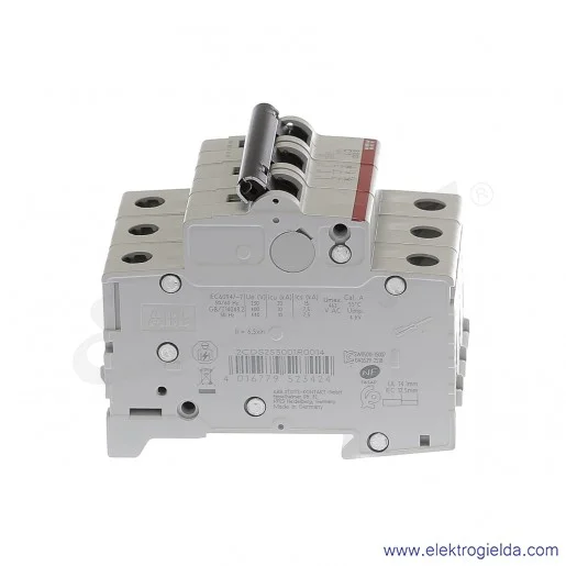 Wyłącznik nadprądowy S203-C1 3P C 1A AC 6kA Wyłącznik nadprądowy S203-C1 3P C 1A AC 6kA