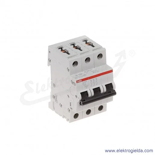 Wyłącznik nadprądowy S203-C2 3P C 2A AC 6kA Wyłącznik nadprądowy S203-C2 3P C 2A AC 6kA