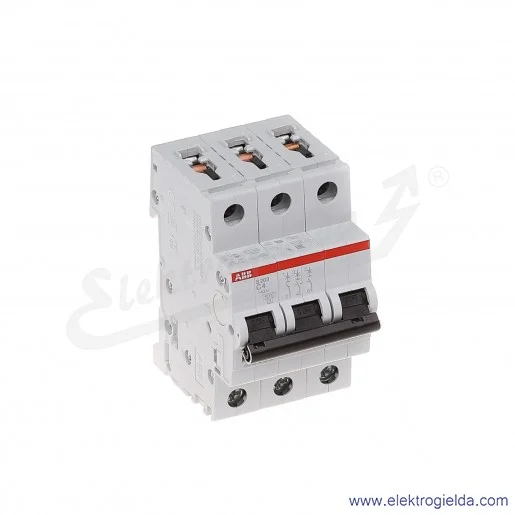 Wyłącznik nadprądowy S203-C4 3P C 4A AC 6kA Wyłącznik nadprądowy S203-C4 3P C 4A AC 6kA