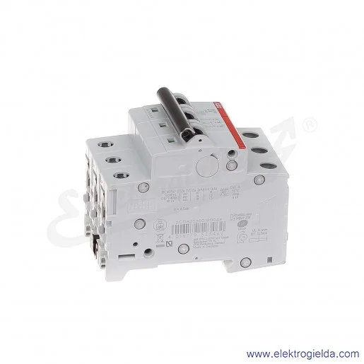 Wyłącznik nadprądowy S203-C4 3P C 4A AC 6kA Wyłącznik nadprądowy S203-C4 3P C 4A AC 6kA