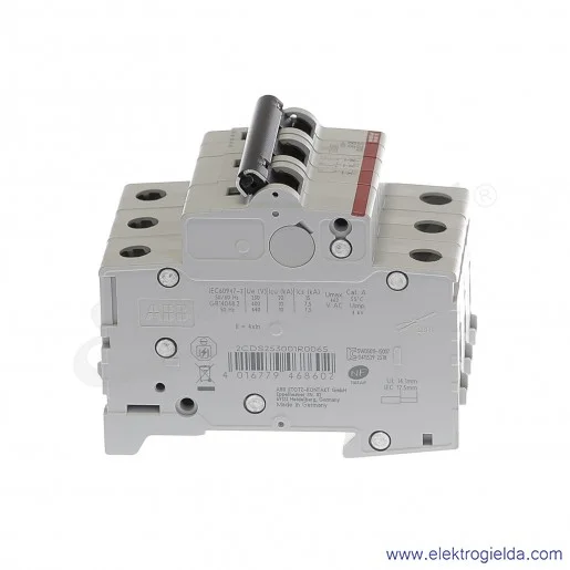 Wyłącznik nadprądowy S203-B6 3P B 6A AC 6kA Wyłącznik nadprądowy S203-B6 3P B 6A AC 6kA