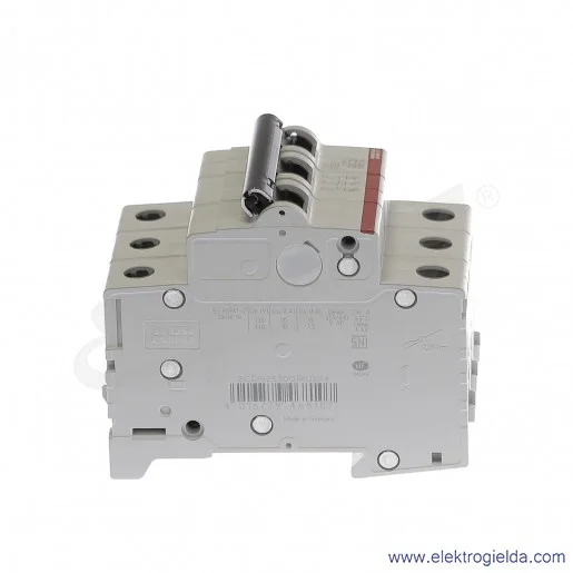 Wyłącznik nadprądowy S203-C20 3P C 20A AC 6kA Wyłącznik nadprądowy S203-C20 3P C 20A AC 6kA