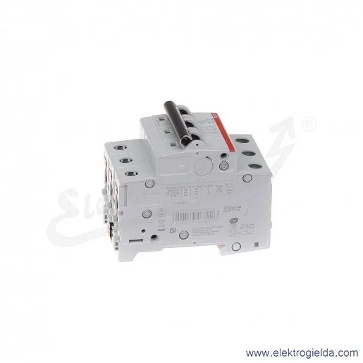 Wyłącznik nadprądowy S203-C25 3P C 25A AC 6kA Wyłącznik nadprądowy S203-C25 3P C 25A AC 6kA