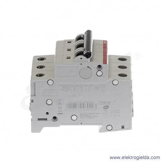 Wyłącznik nadprądowy S203-B25 3P B 25A AC 6kA Wyłącznik nadprądowy S203-B25 3P B 25A AC 6kA