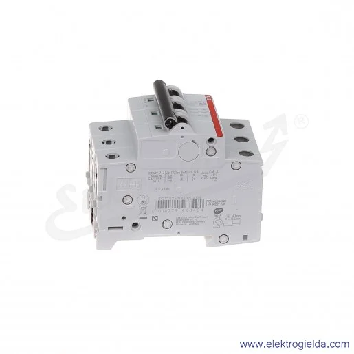 Wyłącznik nadprądowy S203-C40 3P C 40A AC 6kA Wyłącznik nadprądowy S203-C40 3P C 40A AC 6kA