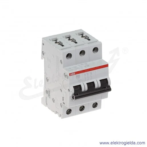 Wyłącznik nadprądowy S203-C50 3P C 50A AC 6kA Wyłącznik nadprądowy S203-C50 3P C 50A AC 6kA