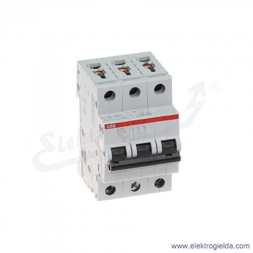 Wyłącznik nadprądowy S203-C80 3P C 80A AC 6kA Wyłącznik nadprądowy S203-C80 3P C 80A AC 6kA