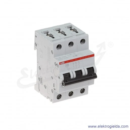 Wyłącznik nadprądowy S203-C0.5 3P C 0.5A AC 6kA Wyłącznik nadprądowy S203-C0.5 3P C 0.5A AC 6kA