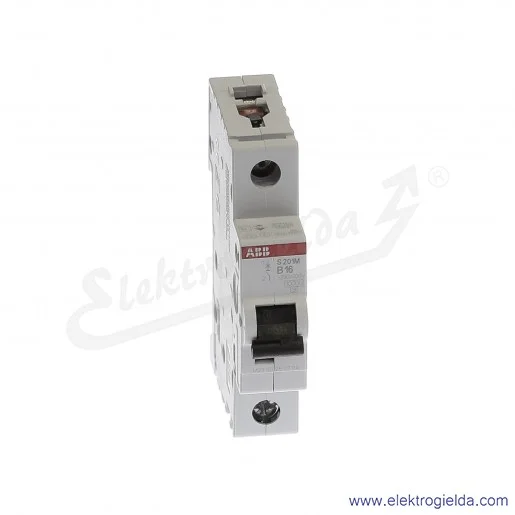 Wyłącznik nadprądowy S201M-B16 1P B 16A AC 10kA Wyłącznik nadprądowy S201M-B16 1P B 16A AC 10kA
