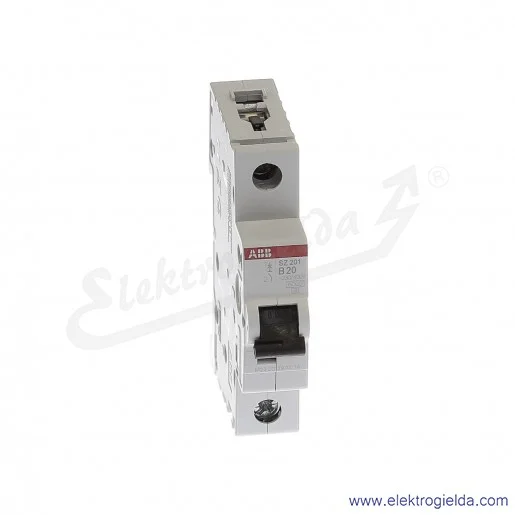 Wyłącznik nadprądowy SZ201-B20 1P B 20A AC 6kA Wyłącznik nadprądowy SZ201-B20 1P B 20A AC 6kA