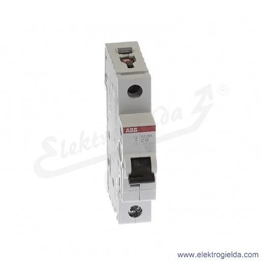 Wyłącznik nadprądowy SZ201-C16 1P C 16A AC 6kA Wyłącznik nadprądowy SZ201-C16 1P C 16A AC 6kA
