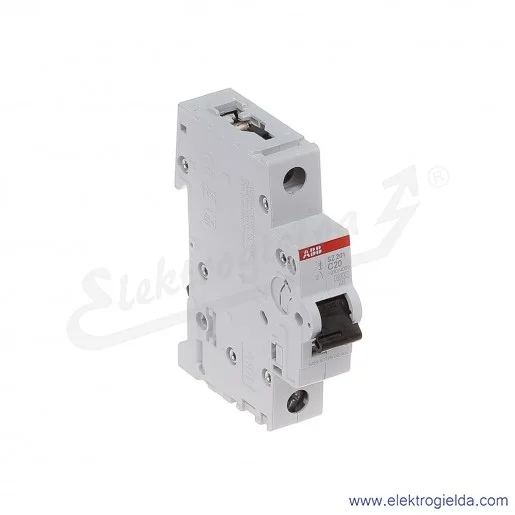 Wyłącznik nadprądowy SZ201-C20 1P C 20A AC 6kA Wyłącznik nadprądowy SZ201-C20 1P C 20A AC 6kA