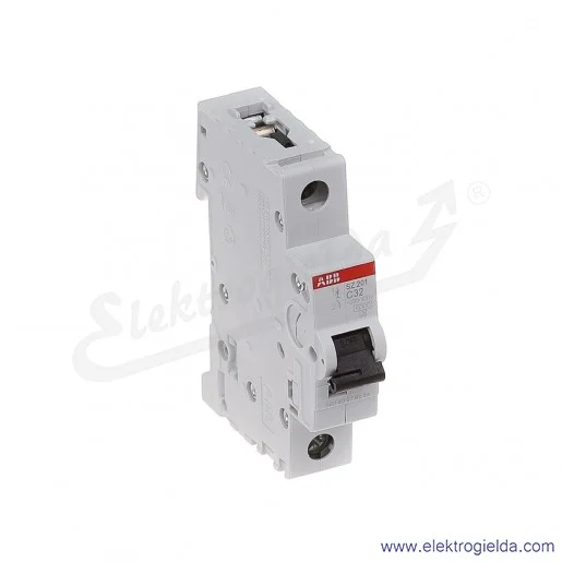 Wyłącznik nadprądowy SZ201-C32 1P C 32A AC 6kA Wyłącznik nadprądowy SZ201-C32 1P C 32A AC 6kA