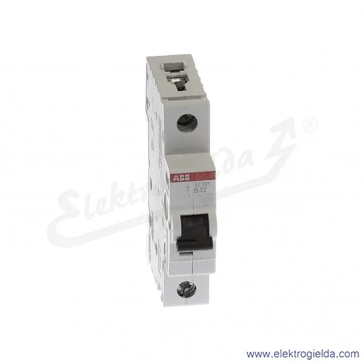 Wyłącznik nadprądowy SZ201-B32 1P B 32A AC 6kA Wyłącznik nadprądowy SZ201-B32 1P B 32A AC 6kA
