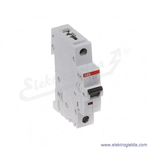 Wyłącznik nadprądowy SZ201-B25 1P B 25A AC 6kA Wyłącznik nadprądowy SZ201-B25 1P B 25A AC 6kA