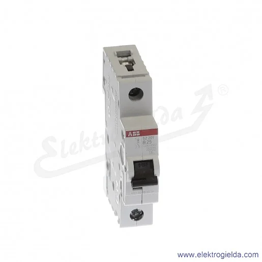 Wyłącznik nadprądowy SZ201-B25 1P B 25A AC 6kA Wyłącznik nadprądowy SZ201-B25 1P B 25A AC 6kA