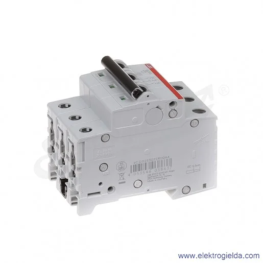 Wyłącznik nadprądowy SZ203-C6 3P C 6A AC 6kA Wyłącznik nadprądowy SZ203-C6 3P C 6A AC 6kA