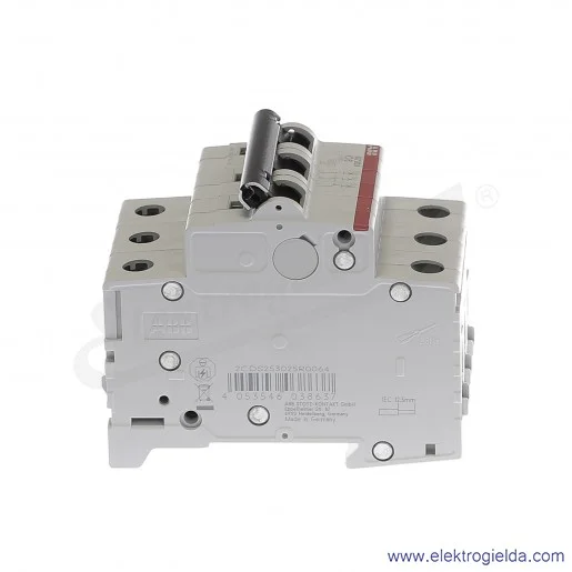 Wyłącznik nadprądowy SZ203-C6 3P C 6A AC 6kA Wyłącznik nadprądowy SZ203-C6 3P C 6A AC 6kA