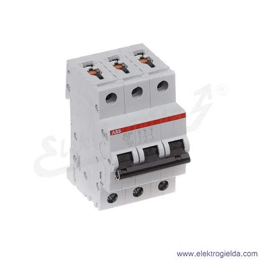 Wyłącznik nadprądowy SZ203-C13 3P C 13A AC 6kA Wyłącznik nadprądowy SZ203-C13 3P C 13A AC 6kA