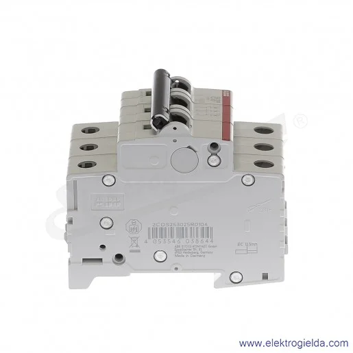 Wyłącznik nadprądowy SZ203-C10 3P C 10A AC 6kA Wyłącznik nadprądowy SZ203-C10 3P C 10A AC 6kA