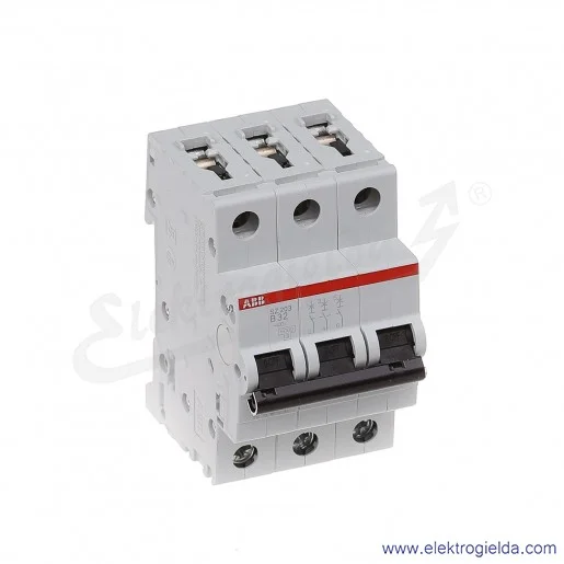 Wyłącznik nadprądowy SZ203-B32 3P B 32A AC 6kA Wyłącznik nadprądowy SZ203-B32 3P B 32A AC 6kA