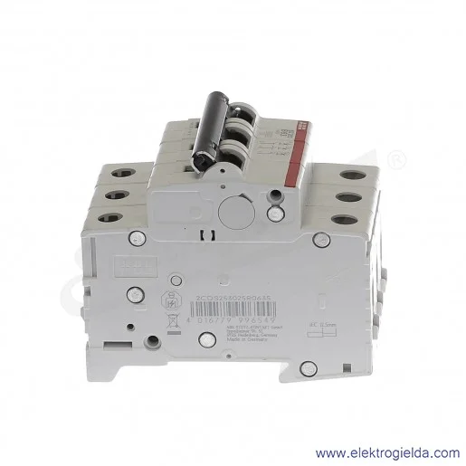 Wyłącznik nadprądowy SZ203-B63 3P B 63A AC 6kA Wyłącznik nadprądowy SZ203-B63 3P B 63A AC 6kA