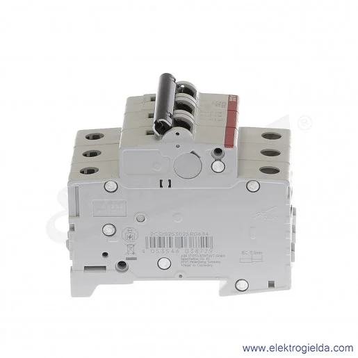 Wyłącznik nadprądowy SZ203-C63 3P C 63A AC 6kA Wyłącznik nadprądowy SZ203-C63 3P C 63A AC 6kA