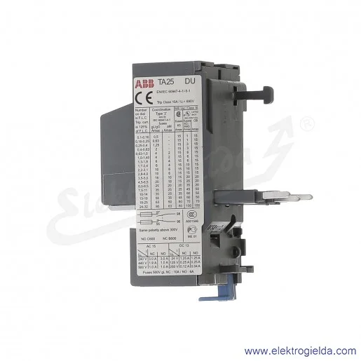 Przekaźnik termiczny TA25DU-0.16 0.1-0.16 A Przekaźnik termiczny TA25DU-0.16 0.1-0.16 A