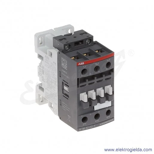 Stycznik AF38-30-00-11 24-60V AC/DC, 18.5KW/400V 38A AC-3, 50A AC-1, 3-polowy Stycznik AF38-30-00-11 24-60V AC/DC, 18.5KW/400V 38A AC-3, 50A AC-1, 3-polowy
