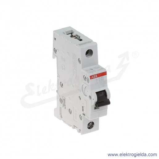 Wyłącznik nadprądowy S201-C50 1P C 50A AC 6kA Wyłącznik nadprądowy S201-C50 1P C 50A AC 6kA
